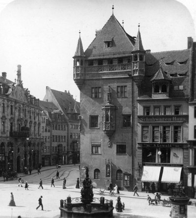 Nassauer Haus, Nuremberg, Bavaria, Germany by Wurthle and Sons