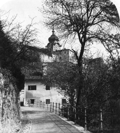 Nonnberg Abbey, Salzburg, Austria, c1900s by Wurthle and Sons