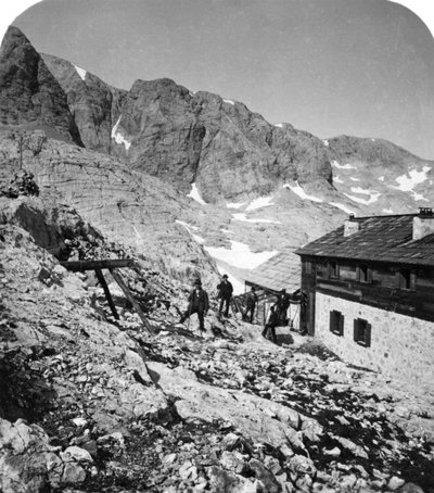 Simony Hut, Salzkammergut, Austria by Wurthle and Sons