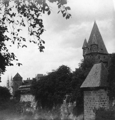 Stadtgraben, Bavaria, Germany, c1900s by Wurthle and Sons