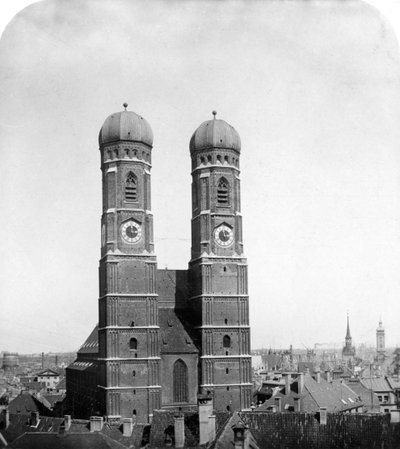 The Frauenkirche, Munich, Germany by Wurthle and Sons