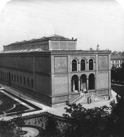 The Neue Pinakothek, Munich, Germany by Wurthle and Sons