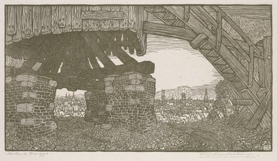 Mill at Bruges by Wynand Otto Jan Nieuwenkamp