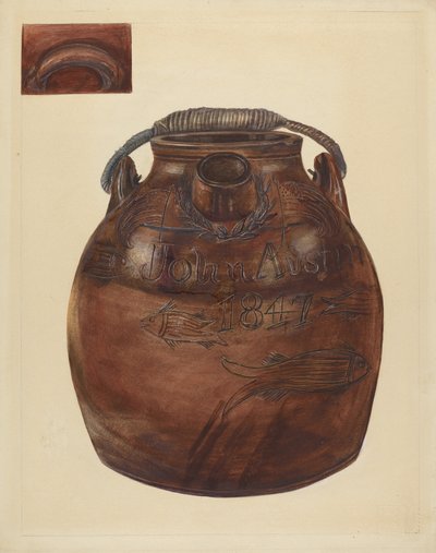 Cider or Water Jug by Yolande Delasser