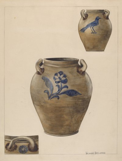 Crock, c. 1936 by Yolande Delasser
