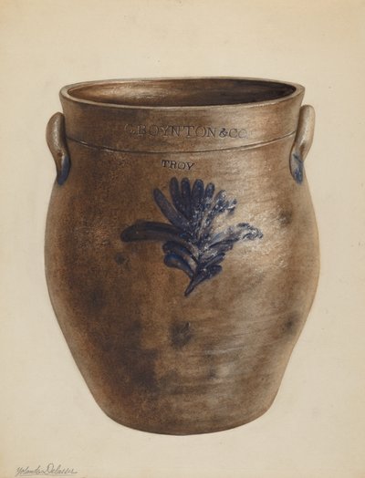 Crock by Yolande Delasser