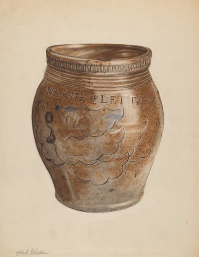 Crock, c. 1937 by Yolande Delasser