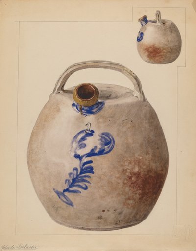 Harvester Jug, c. 1937 by Yolande Delasser