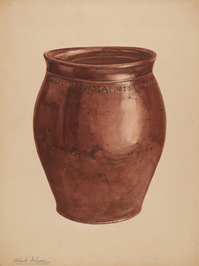 Jar, c. 1937 by Yolande Delasser