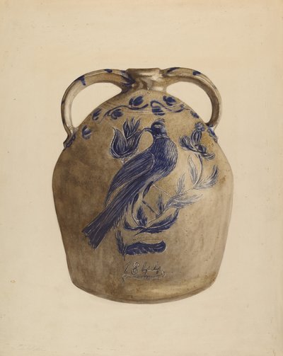 Jug, c. 1937 by Yolande Delasser