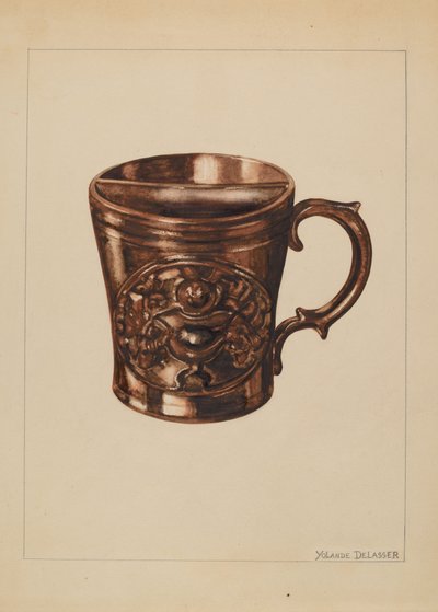 Shaving Mug by Yolande Delasser
