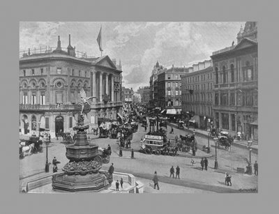 Piccadilly Circus, London, c. 1900 by York and Son