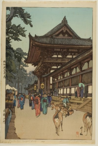 Diabutsu Temple Gate by Yoshida Hiroshi