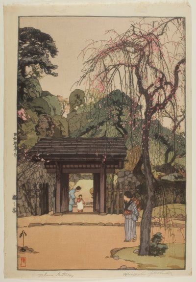 Plum Gateway by Yoshida Hiroshi