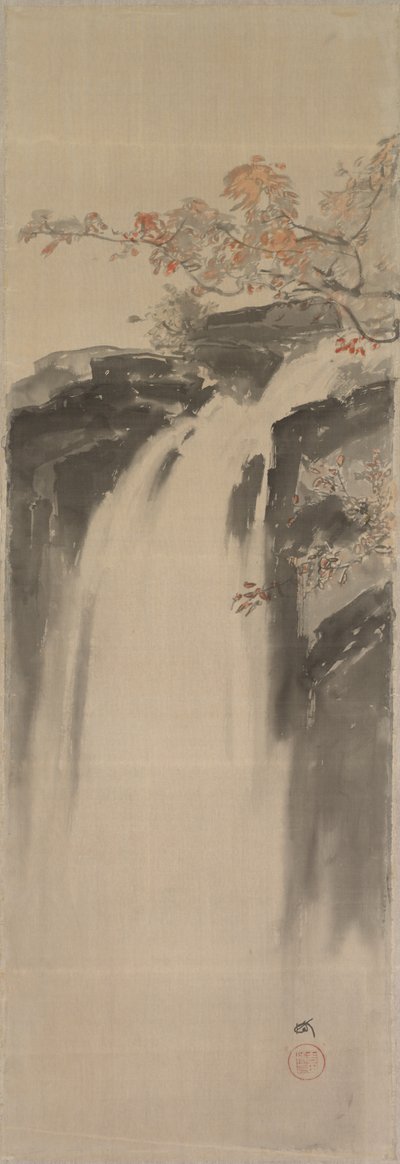Waterfall by Yoshida Hiroshi