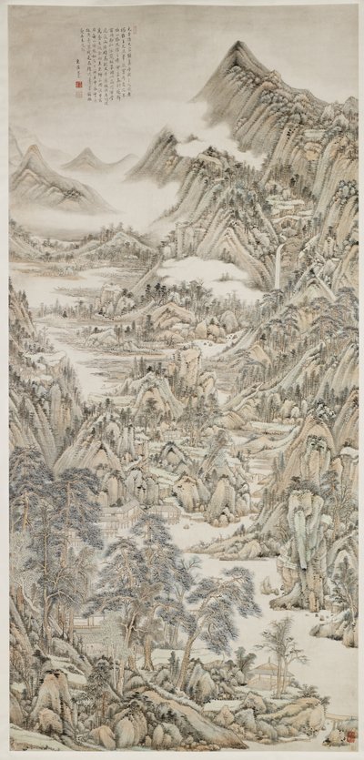 Landscape After Huang Gongwang by Yu Wang