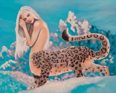 Leopard Woman, 2023 by Yue Zeng