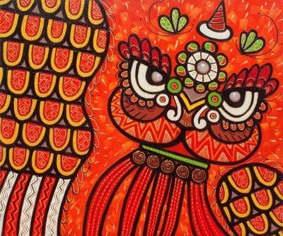 Lion Dance Red by Yue Zeng