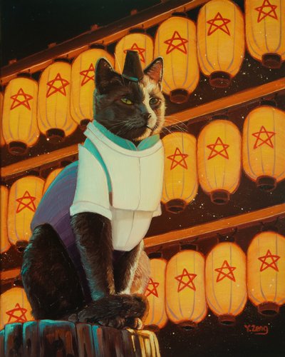 OnMeowJi, 2023 by Yue Zeng