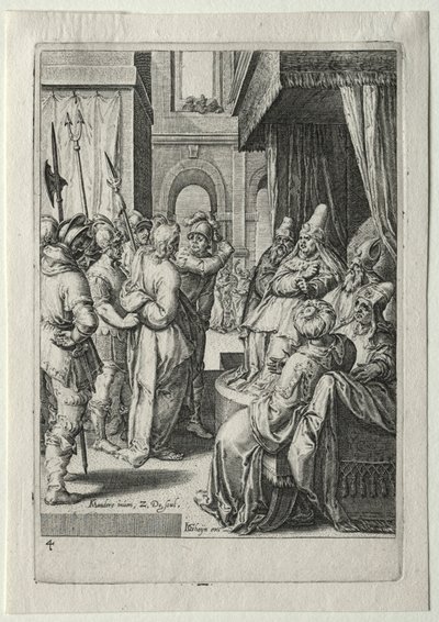 Passion Set: Christ before Herod by Zacharias Dolendo