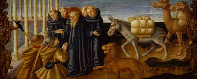 Saint Jerome Forgiving the Thieves by Zanobi Machiavelli