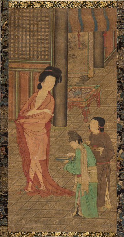 Yang Guifei After Bathing by Zhou Fang