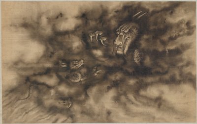 Dragons in Clouds by Zhou Xun