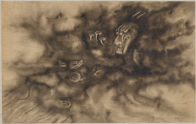 Dragons in Clouds by Zhou Xun