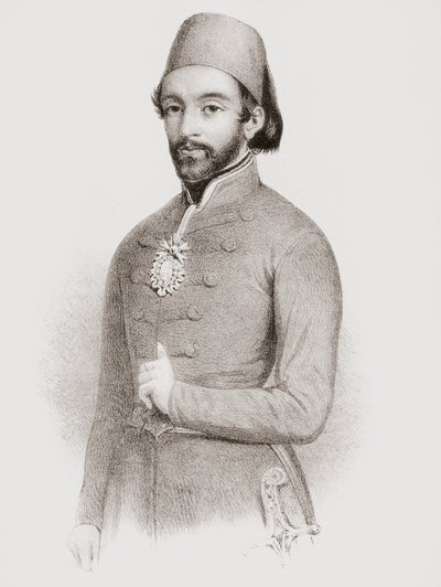 Abdulmejid I, 31st Sultan Ottoman Empire. Portrait. by . .
