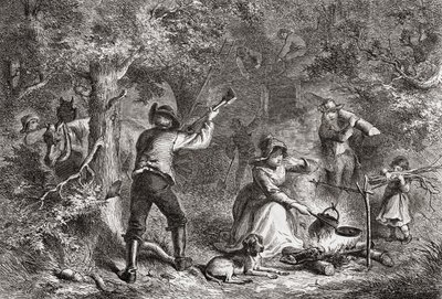 Border Settlers in Ohio by . .