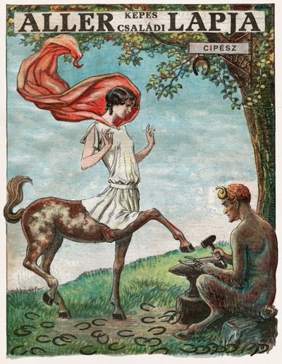 Centaur woman by . .