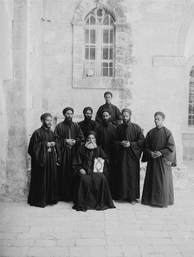 Coptic Monks, Jerusalem by . .