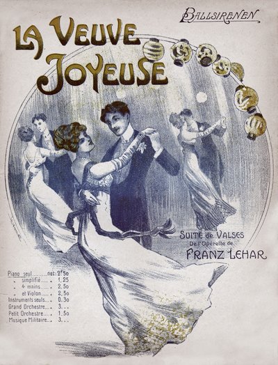 Couples Dancing the Waltz Ballsirenen by . .