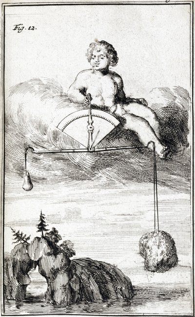 Cupid measuring humidity by Ferdinand Georg Waldmuller