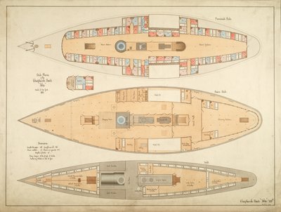 Deck Plans of the Choptank Boat 