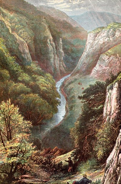 Dovedale, Peak District, Derbyshire, England by . .