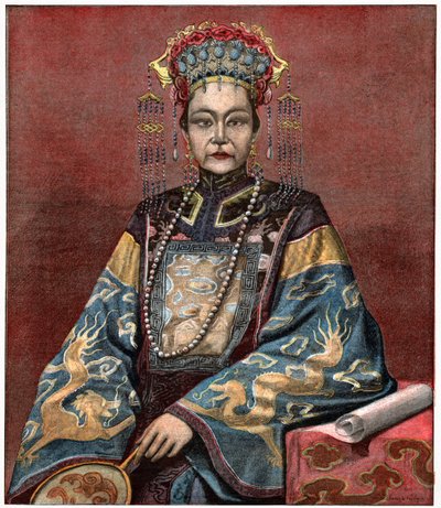 Empress Dowager Cixi by . .