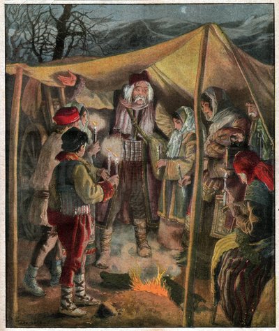 Exodus of Serbian Populations by Ferdinand Georg Waldmuller