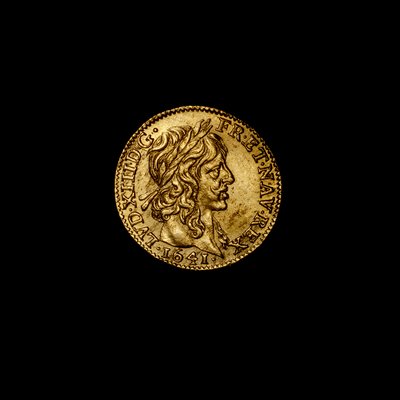 French Coin depicting Louis XIII by Hippolyte Lalaise Devéria