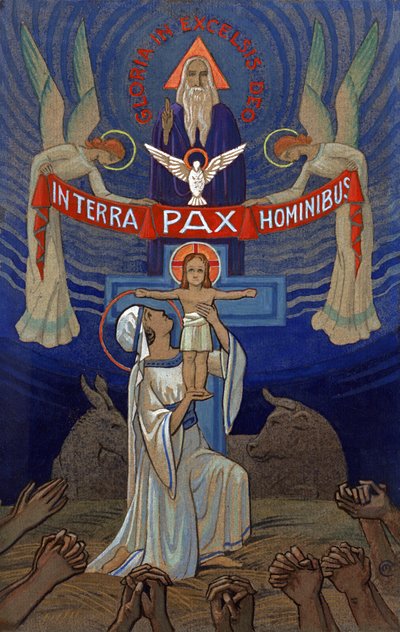 Gloria In Excelsis Deo, circa 1930 (illustration) by . .
