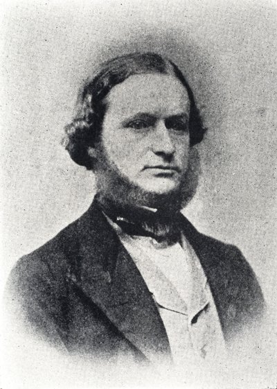 Gustav Kirchhoff, German physicist, c 1860s by Frederick (attr. to) Barnard