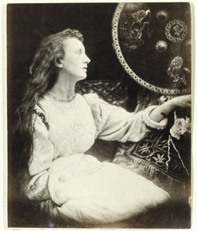 Idylls of the King, Elaine miniature by John Pardon
