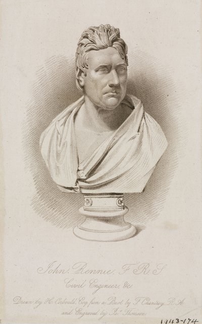John Rennie, Scottish Civil Engineer, c 1810s by Frederick (attr. to) Barnard