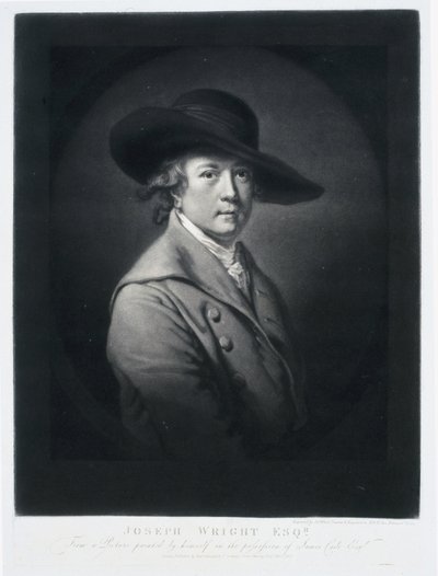 Joseph Wright, English Painter, Late 18th Century by Frederick (attr. to) Barnard