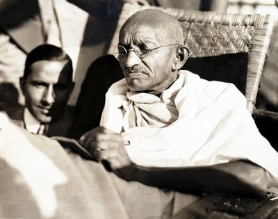 Mahatma Gandhi on board the SS 