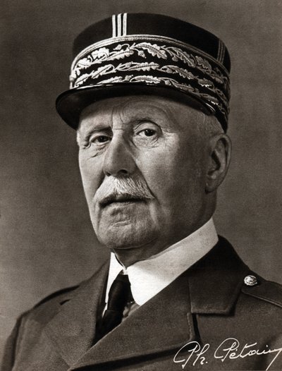 Marshall Philippe Petain by Ferdinand Georg Waldmuller