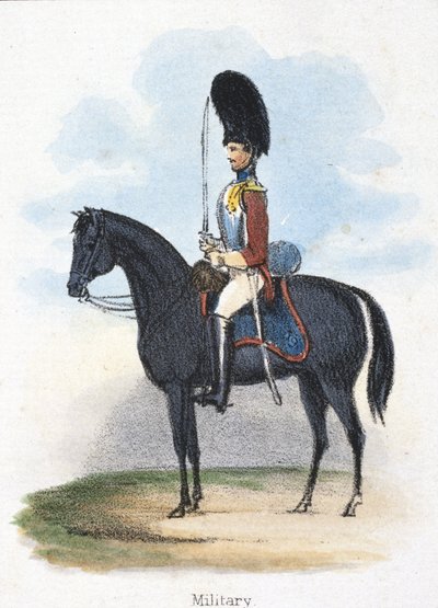 Military, c. 1845 by Frederick (attr. to) Barnard