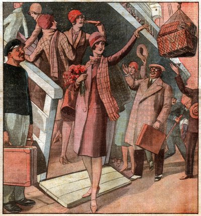 Miss France in 1928 by Ferdinand Georg Waldmuller