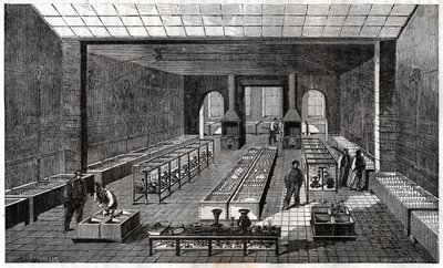 Workers in Silversmithery by Frederick (attr. to) Barnard