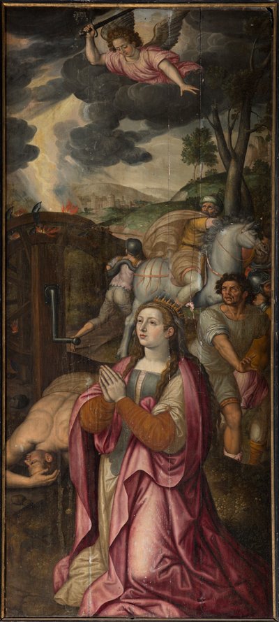 Parish Church (Parochiekerk Sint-Walburga). Triptych. by . .